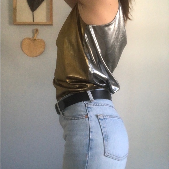 Four-way reversible metallic vintage tank top - Picture 4 of 13